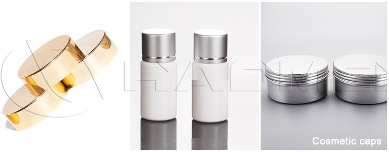 aluminum for cosmetic bottle caps