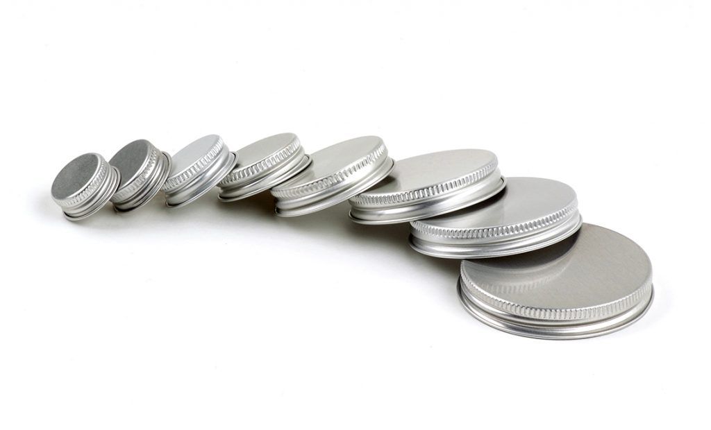 aluminum jar caps